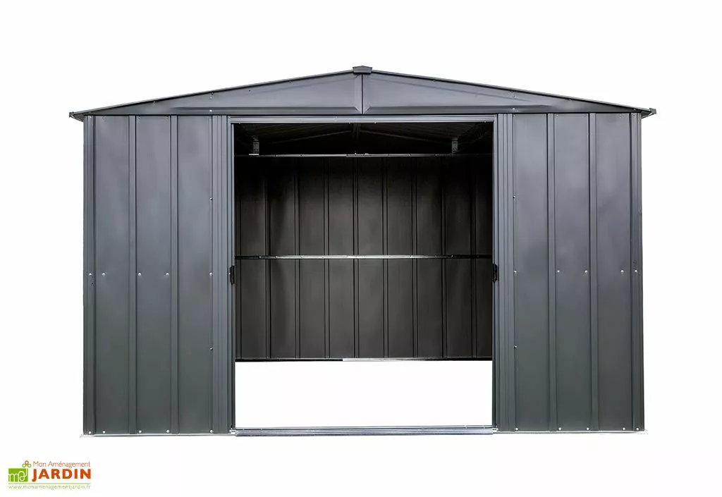 Spacemaker Abri De Jardin En Acier Galvanisé 8,5 M² 5 Spacemaker Abri De Jardin En Acier Galvanisé 8,5 M² – Image 3
