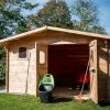 Habrita Abri De Jardin En Bois Douglas 28 Mm – 13,37 M² : 3,51 X 3,81 M 1 Habrita Abri De Jardin En Bois Douglas 28 Mm – 13,37 M² : 3,51 X 3,81 M -Abri et rangement boutique cabane jardin bois douglas 28mm 13m2 dommar habrita