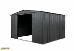 Spacemaker Abri De Jardin En Acier Galvanisé 8,5 M² 11 Spacemaker Abri De Jardin En Acier Galvanisé 8,5 M² -Abri et rangement boutique cabanon jardin acier galvanise noir 1