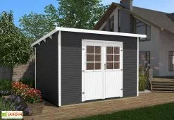 Abri De Jardin En Bois D’épicéa 219 Weka-Line T1 - 5,64 M² -Abri et rangement boutique cabanon jardin bois 219 weka line t1 anthracite