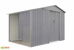 Chalêt-Jardin Abri De Jardin En Métal + Bûcher 5,31 M²