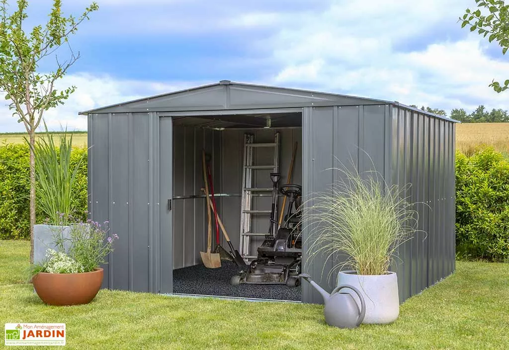 Spacemaker Abri De Jardin En Acier Galvanisé 8,5 M² 3 Spacemaker Abri De Jardin En Acier Galvanisé 8,5 M²