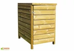 Forest Style Cache Poubelle En Bois Traité 77,5 X 96,5 X 120 Cm – Preston