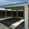Helios Arredo Urbano Carport Double En Acier Galvanisé Pompei – 29 M²