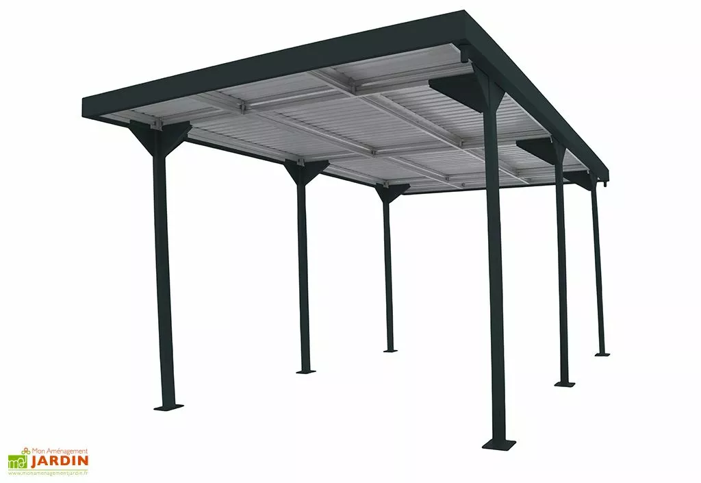 Carport En Acier Epoxy Anthracite 15 M2 Duramax Palladium 5 X 3 M 4 Carport En Acier Epoxy Anthracite 15 M2 Duramax Palladium 5 X 3 M – Image 2