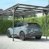 Forest Style Carport Autoportant En Aluminium Et Polycarbonate 15 M² – Lola -Abri et rangement boutique carport aluminium anthracite polycarbonate lola forest style 2
