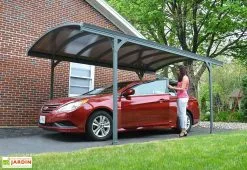Chalêt-Jardin Carport Aluminium Delage (290x499x240cm) -Abri et rangement boutique carport aluminium delage 290x499x240cm 2