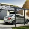 Chalêt-Jardin Carport En Aluminium Et Polycarbonate 6 Mm Couv’Voiture 5 X 3 M