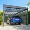 TRIGANO Carport En Aluminium Et Polycarbonate + 8 Brise-Vues Libeccio 16 M² -Abri et rangement boutique carport aluminium polycarbonate 8 brise vues libeccio 16m