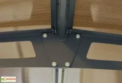 Carport Arcadia 6,49 X 3,59 M Gris | Palram - Canopia 12 Carport Arcadia 6,49 X 3,59 M Gris | Palram - Canopia -Abri et rangement boutique carport aluminium polycarbonate palram arcadia toiture 3