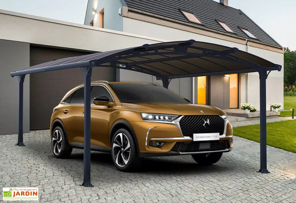 Carport Arcadia 4,35 X 3,59 M Gris | Palram - Canopia 3 Carport Arcadia 4,35 X 3,59 M Gris | Palram - Canopia