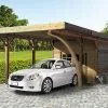 Solid Carport + Abri De Jardin En Bois Traité Autoclave (4x7m) 2 Solid Carport + Abri De Jardin En Bois Traité Autoclave (4x7m) -Abri et rangement boutique carport avec abri jardin bois autoclave 7metres 4metres