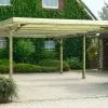 Eden Partenaire Jardin Carport En Bois D’Epicéa Traité Avec Couverture En PVC 25 M² -Abri et rangement boutique carport bois epicea traite couverture pvc 25m