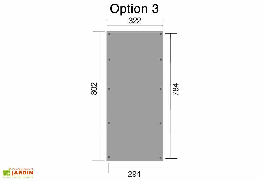 Weka Carport Bois Optima 1 Voiture (Plusieurs Tailles) 8 Weka Carport Bois Optima 1 Voiture (Plusieurs Tailles) – Image 6