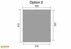 Weka Carport Bois Optima Duo 2 Voitures (Plusieurs Tailles) -Abri et rangement boutique carport bois optima duo 2 taille