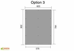 Weka Carport Bois Optima Duo 2 Voitures (Plusieurs Tailles) -Abri et rangement boutique carport bois optima duo 3 taille