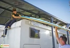 Carport Camping-car Alpine 8,63 X 3,52 M Gris | Palram - Canopia -Abri et rangement boutique carport camping car alpine 863cm palram canopia 2