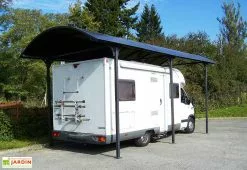 Habrita Carport Camping-car Aluminium Et Polycarbonate 7,60 X 3,62 M -Abri et rangement boutique carport camping car aluminium polycarbonate 1