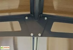 Canopia Carport Camping-Car Aluminium/Polycarbonate Alpine 10600 38 M² -Abri et rangement boutique carport camping car aluminium polycarbonate alpine palram toiture