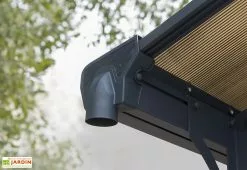 Carport Camping-car Alpine 5,07 X 3,52 M Gris | Palram - Canopia -Abri et rangement boutique carport camping car aluminium polycarbonate arcadia alpine 5000 18m 2