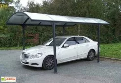 Habrita Carport Design En Aluminium à Toit Rond En Polycarbonate 305x485x250 -Abri et rangement boutique carport design en aluminium a toit rond en polycarbonate 305x485x250 3