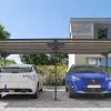 TRIGANO Carport Double En Aluminium Et Polycarbonate Mistral 30 M² 1 TRIGANO Carport Double En Aluminium Et Polycarbonate Mistral 30 M² -Abri et rangement boutique carport double voitures aluminium polycarbonate mistral 30m