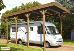 Forest Style Carport Camping-Car Bois Traité Autoclave (802x404)
