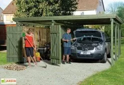 Weka Carport En Bois PLUS XL (5x6) 11 Weka Carport En Bois PLUS XL (5x6) -Abri et rangement boutique carport en bois plus xl 5x6