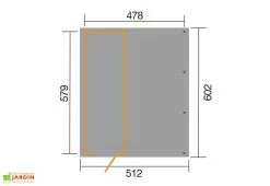 Weka Carport En Bois PLUS XL (5x6) 12 Weka Carport En Bois PLUS XL (5x6) -Abri et rangement boutique carport en bois plus xl 5x6 2