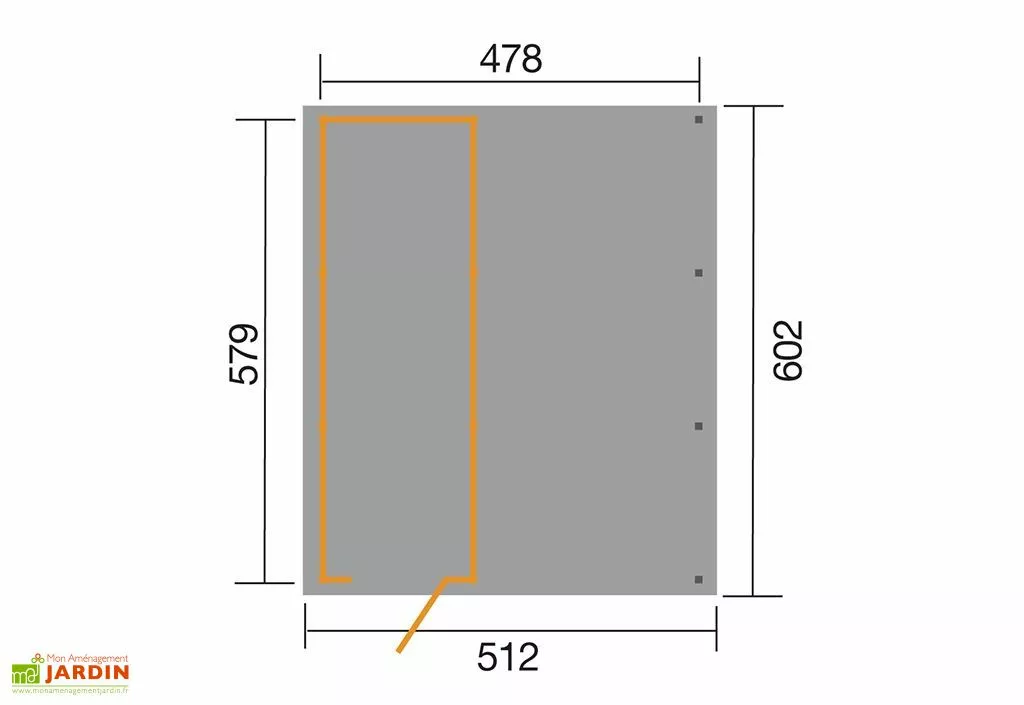 Weka Carport En Bois PLUS XL (5x6) 7 Weka Carport En Bois PLUS XL (5x6) – Image 5