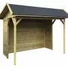Solid Abri De Jardin En Bois Traité Ronsburg 19 Mm - 6 M² 1 Solid Abri De Jardin En Bois Traité Ronsburg 19 Mm - 6 M² -Abri et rangement boutique carport ronsburg bois autoclave semi ferme 6m2 toit double pente