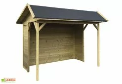 Solid Abri De Jardin En Bois Traité Ronsburg 19 Mm - 6 M²