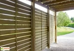 Forest Style Carport En Bois Traité 2 Voitures 38 M² - Shelty 2 -Abri et rangement boutique carport shelty deux voiture 4