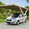 Weka Carport Simple En Bois De Pin Traité Sans Couverture – 18,48 M² -Abri et rangement boutique carport simple bois 18m2 weka