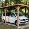 C.P.B.F Carport Simple En Bois Douglas Sans Couverture -Abri et rangement boutique carport simple bois douglas