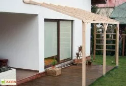 Habrita Carport Bois Adossable Autoclave Monopente 3x5m