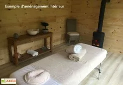 Décor Et Jardin Chalet En Bois Habitable Isolé 90 Mm Double Vitrage Toit Plat 9 M² 12 Décor Et Jardin Chalet En Bois Habitable Isolé 90 Mm Double Vitrage Toit Plat 9 M² -Abri et rangement boutique chalet abri habitable bois decorhome 9m2 5