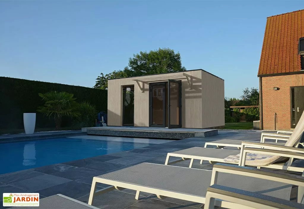Décor Et Jardin Studio De Jardin Modulable En Bois De Sapin Brut Como 19 M² 6 Décor Et Jardin Studio De Jardin Modulable En Bois De Sapin Brut Como 19 M² – Image 4