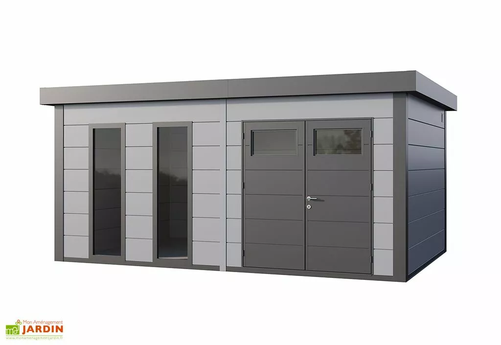 Telluria Abri De Jardin En Métal Avec Parois Vitrées Eleganto Plus – 19,3 M² 4 Telluria Abri De Jardin En Métal Avec Parois Vitrées Eleganto Plus – 19,3 M² – Image 2