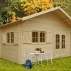 Solid Abri De Jardin Bois Week-End 40 Mm (508x508cm) 1 Solid Abri De Jardin Bois Week-End 40 Mm (508x508cm) -Abri et rangement boutique chalet s8971