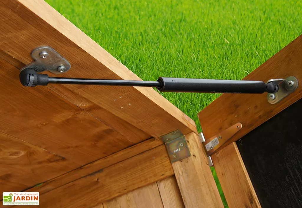 Chalêt-Jardin Coffre De Rangement En Bois Autoclave Trocadero 1350 L 5 Chalêt-Jardin Coffre De Rangement En Bois Autoclave Trocadero 1350 L – Image 3