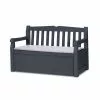 Keter Coffre De Rangement Garden Bench Anthracite 265L -Abri et rangement boutique coffre de rangement banc garden bench 265l