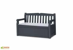Keter Coffre De Rangement Garden Bench Anthracite 265L