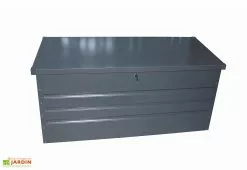 Chalêt-Jardin Coffre De Jardin En Métal 400 L Anthracite