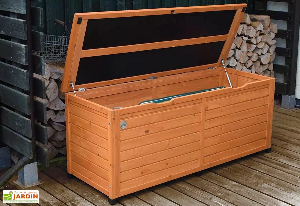 Weka Coffre De Jardin En Bois De Pin Traité - 56 X 150 X 65 Cm 3 Weka Coffre De Jardin En Bois De Pin Traité - 56 X 150 X 65 Cm
