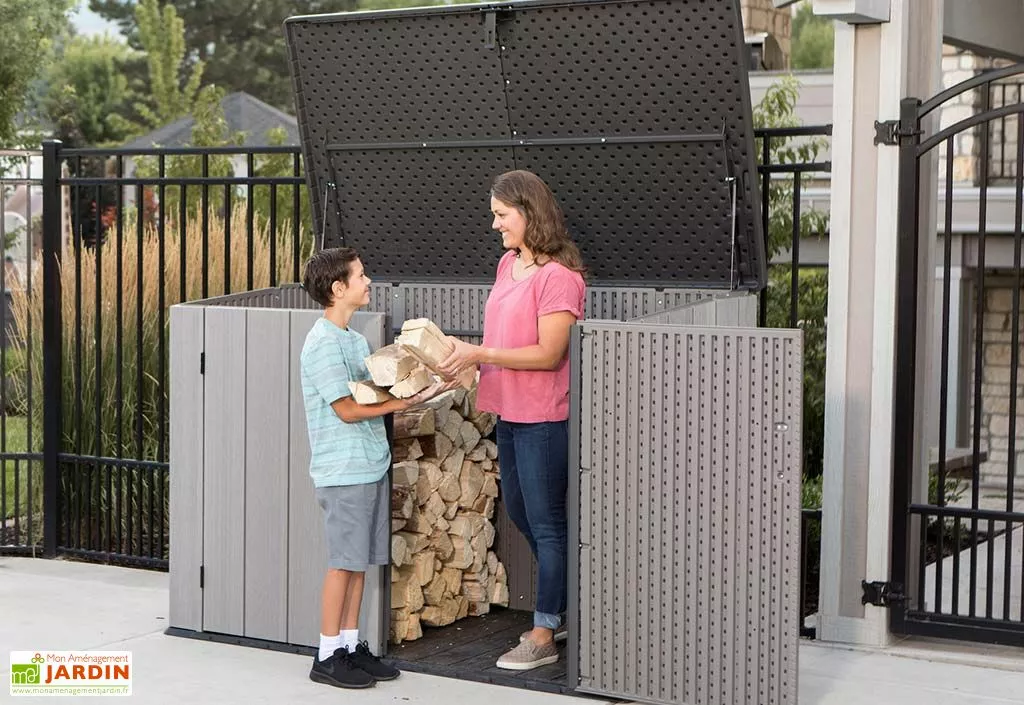 Lifetime Coffre De Rangement Extérieur En Résine Effet Bois - 2407 L 7 Lifetime Coffre De Rangement Extérieur En Résine Effet Bois - 2407 L – Image 5