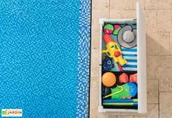 Coffre De Jardin Et Piscine Keter Blanc En Résine – Pool Box 455 L -Abri et rangement boutique coffre jardin piscine keter resine blanc pool box 455l 3