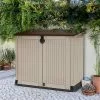 Chalêt-Jardin Coffre De Rangement Extérieur En Résine 880 L -Abri et rangement boutique coffre jardin resine beige
