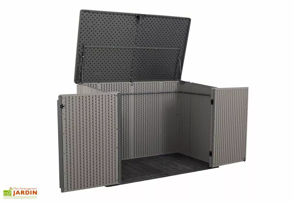 Lifetime Coffre De Rangement Extérieur En Résine Effet Bois - 2407 L 4 Lifetime Coffre De Rangement Extérieur En Résine Effet Bois - 2407 L – Image 2