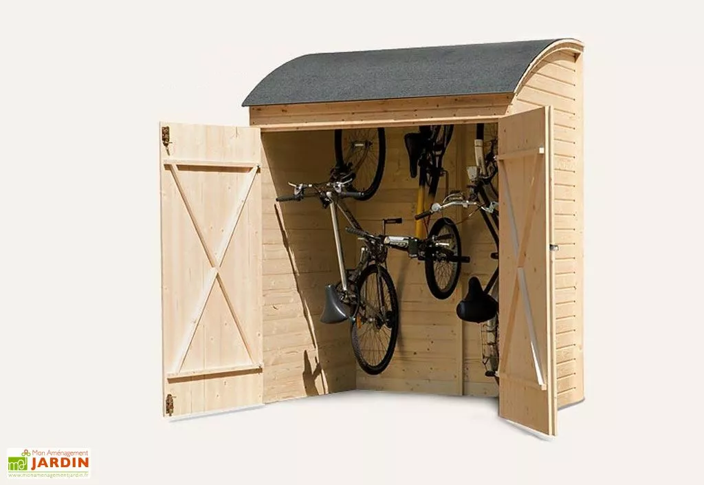 Weka Coffre De Rangement Bois Pour Vélos 134x160 3 Weka Coffre De Rangement Bois Pour Vélos 134x160